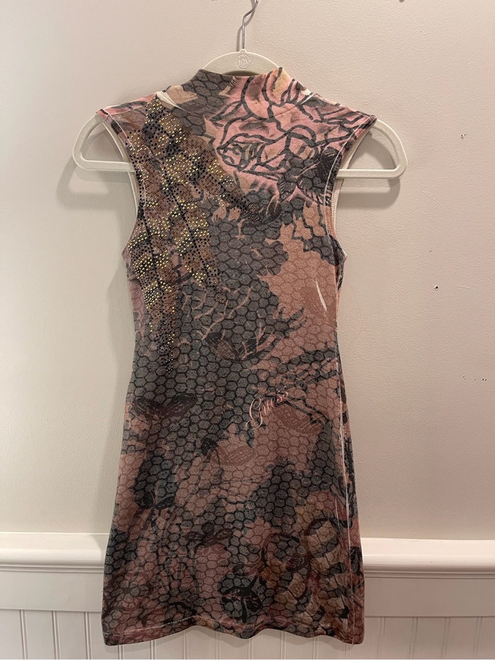 GUESS Y2K mini beaded dress for the perfect night on the town!